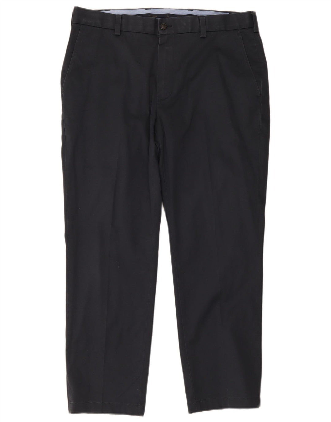 Brooks Brothers Mens Stretch Regular Chino Trousers W34 L27 Navy Blue