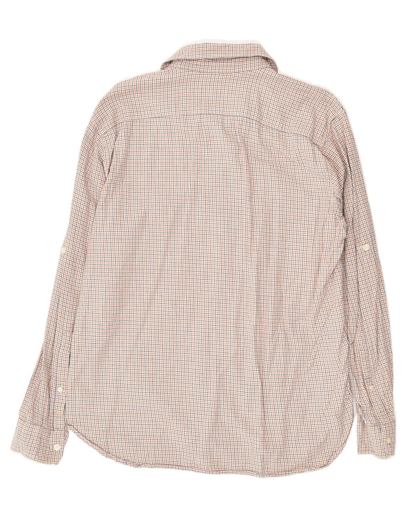 DOCKERS Mens Shirt Large Beige Check Cotton | Vintage Dockers | Thrift | Second-Hand Dockers | Used Clothing | Messina Hembry 