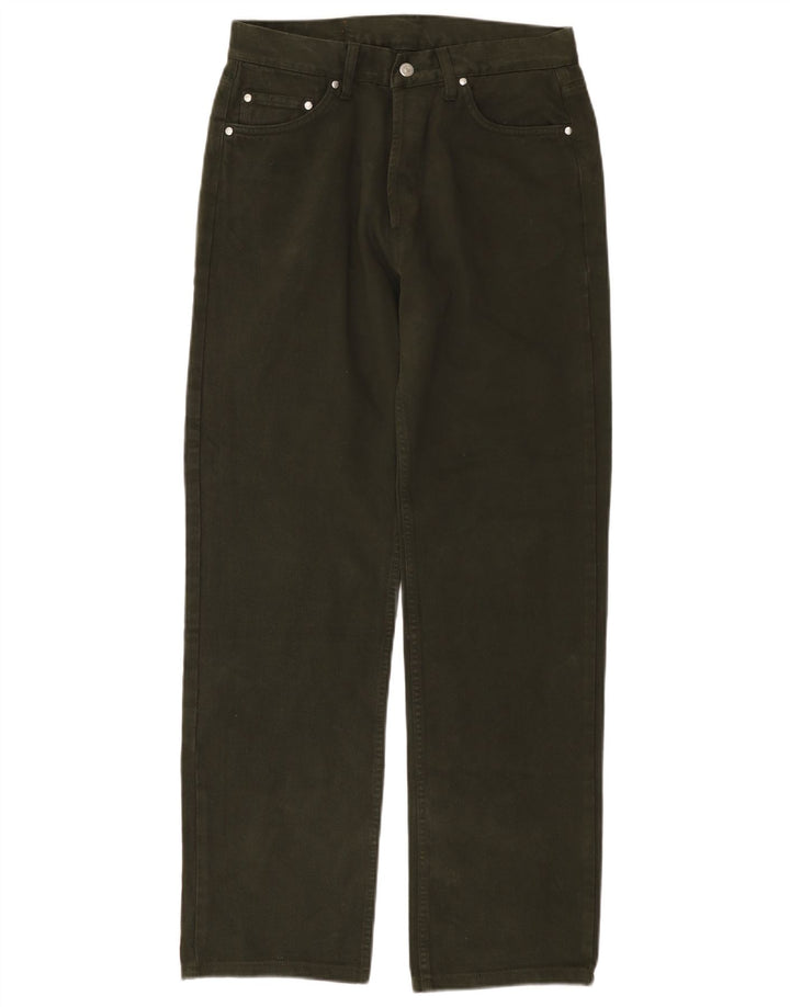 CARRERA Mens Straight Jeans IT 48 Medium W30 L31 Khaki Cotton
