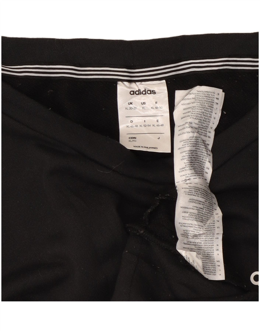 Adidas Womens Climalite Sweatshirt Jumper UK 20/22 XL Black Polyester