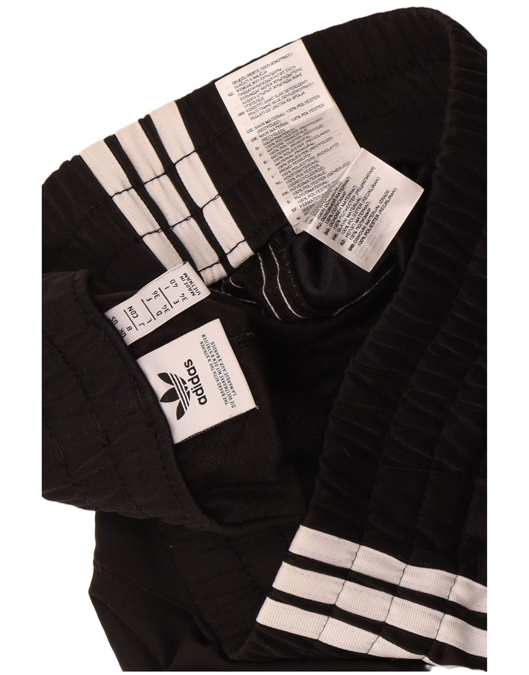 Adidas Womens Sport Shorts UK 8 Small Black Polyester