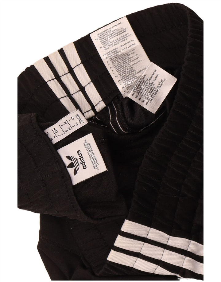 Adidas Womens Sport Shorts UK 8 Small Black Polyester