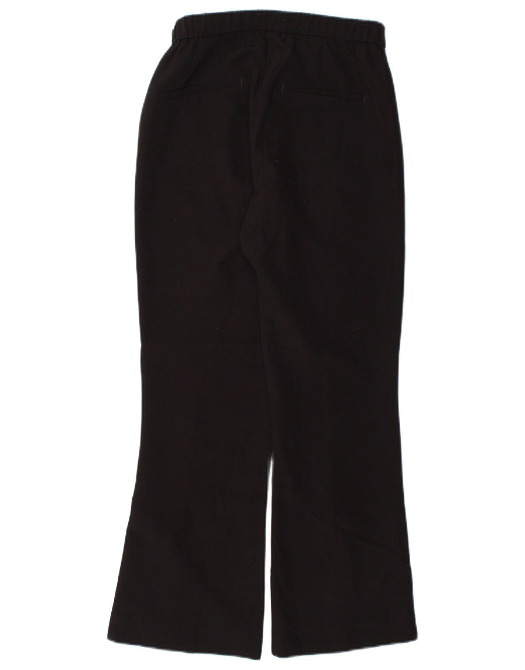 Zara Womens Bootcut Casual Trousers Small W26 L26 Black Polyester