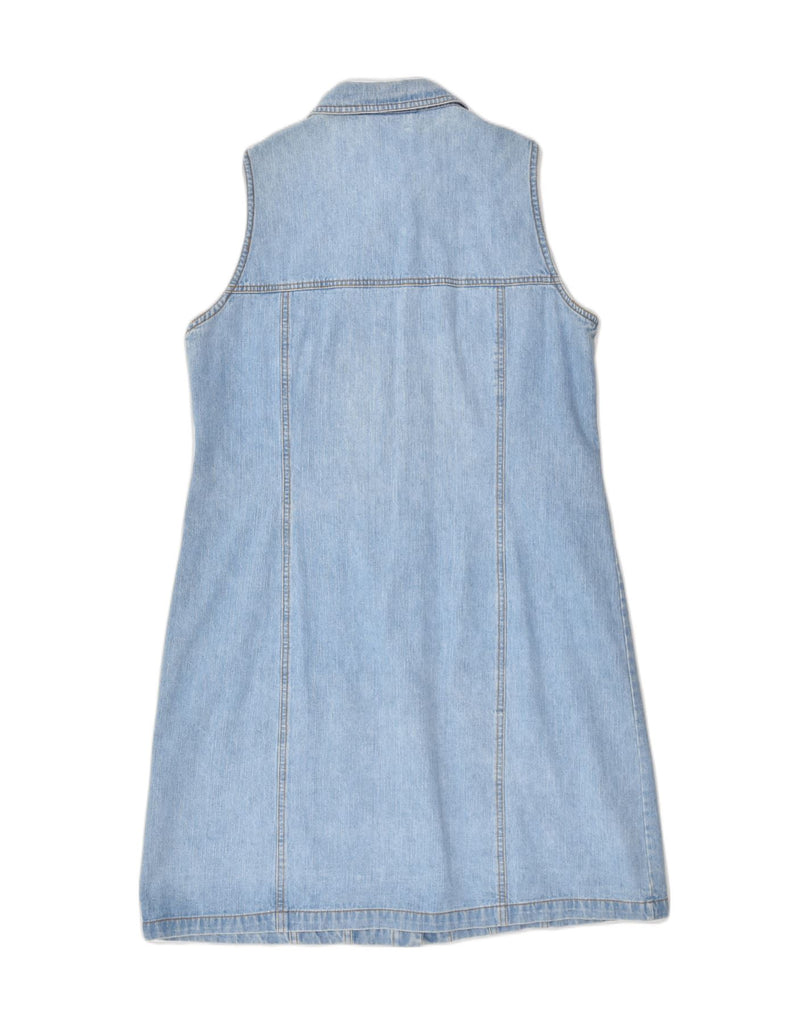 DENIM STYLE Womens Sleeveless Denim Dress Size 44/46 Large Blue Cotton | Vintage Denim Style | Thrift | Second-Hand Denim Style | Used Clothing | Messina Hembry 