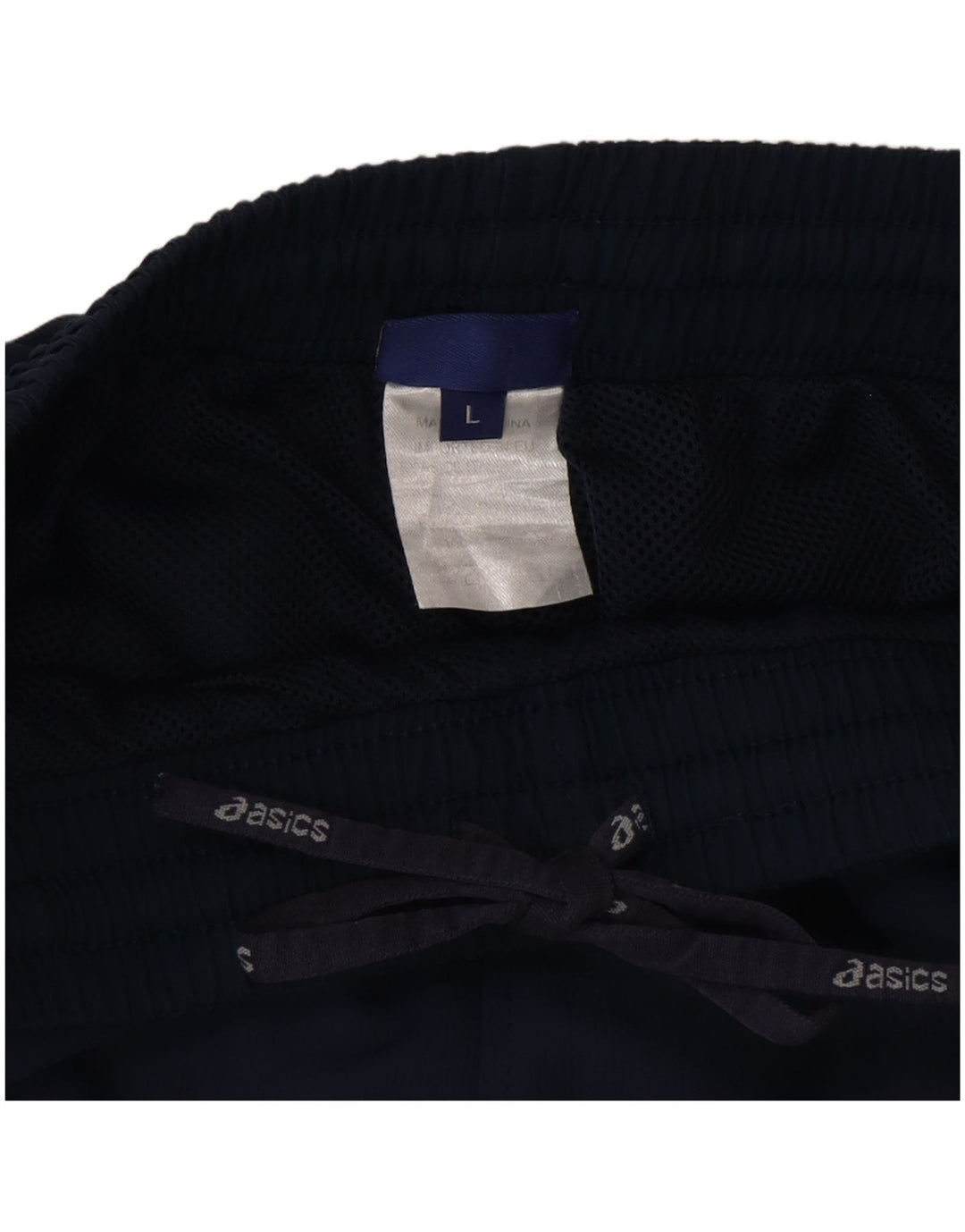 Asics Mens Sport Shorts Large  Navy Blue Polyester