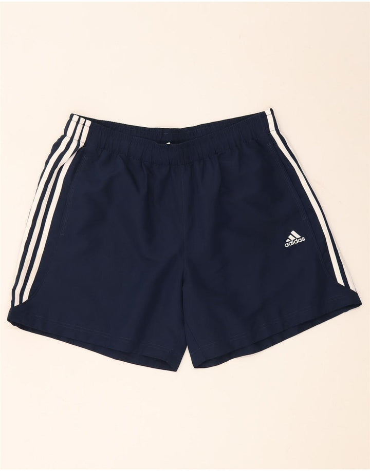 Adidas Mens Climalite Sport Shorts XL  Navy Blue Polyester