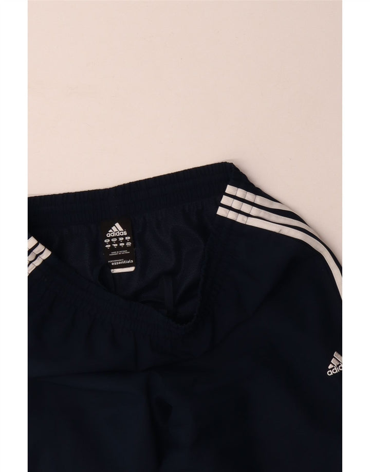 ADIDAS Mens Climalite Tracksuit Trousers Medium  Navy Blue Polyester