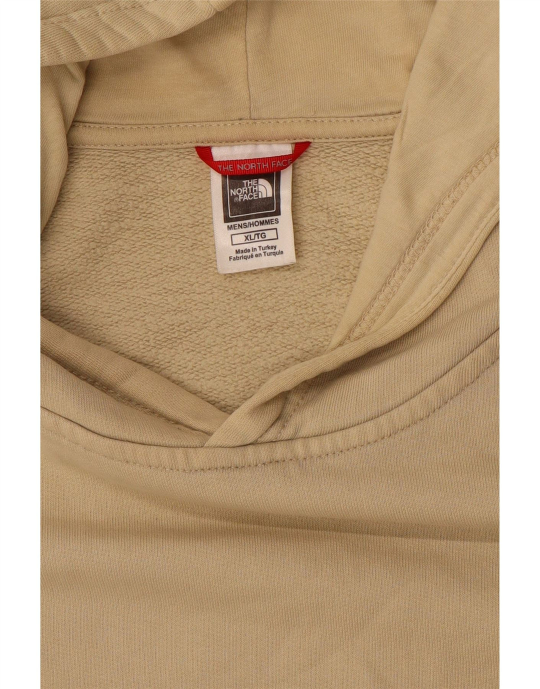 THE NORTH FACE Mens Graphic Hoodie Jumper XL Beige