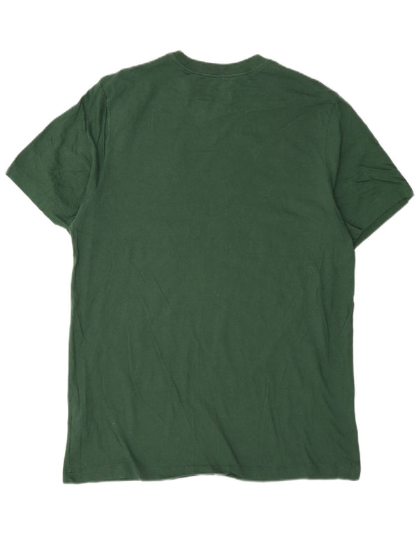 Nike Mens T-Shirt Top Medium Green Cotton
