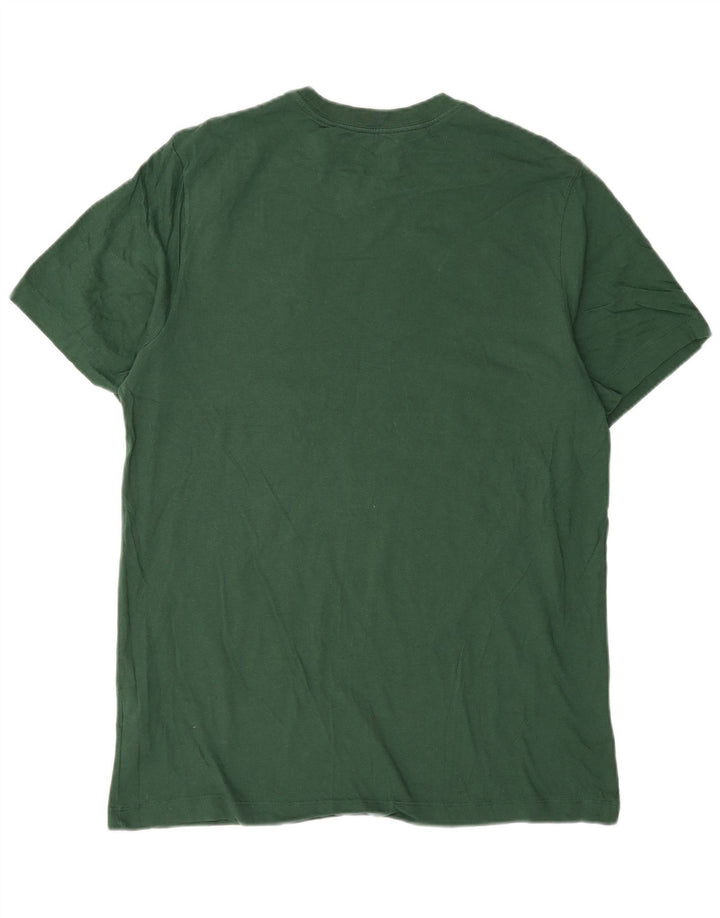 Nike Mens T-Shirt Top Medium Green Cotton