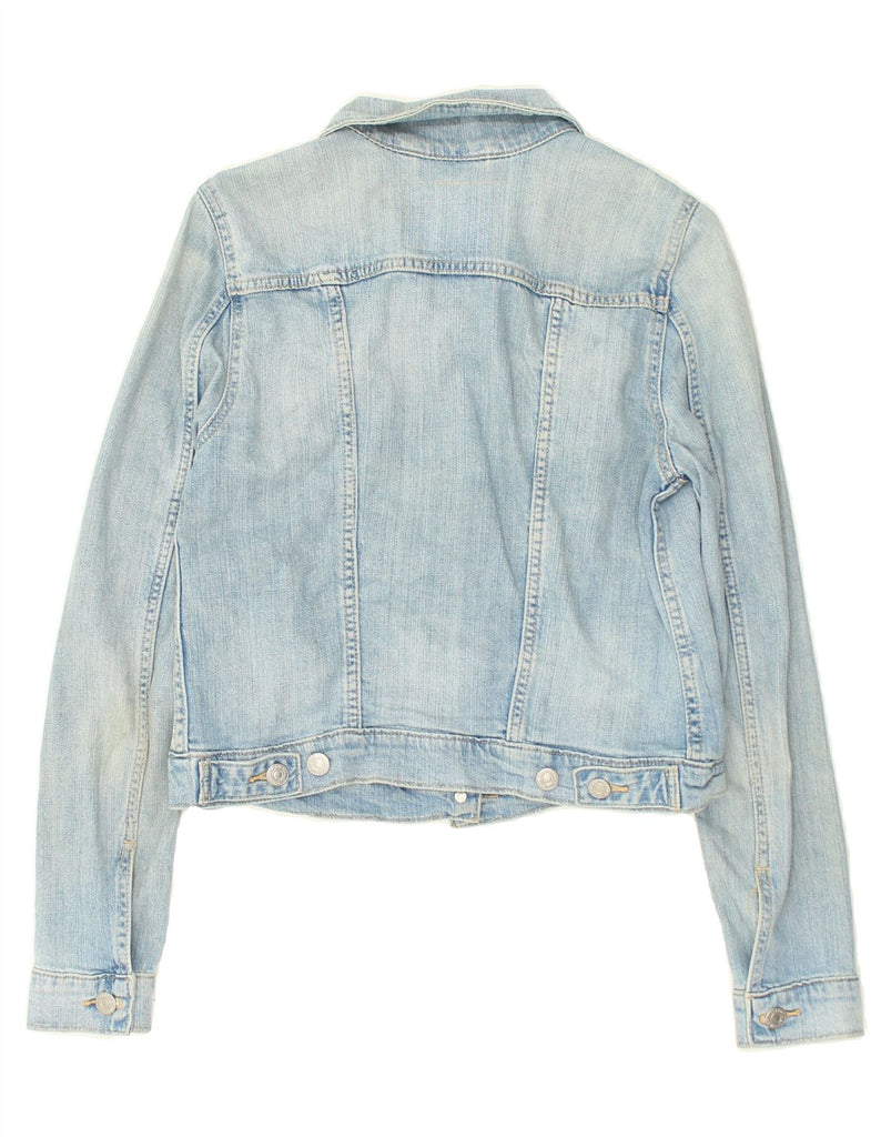 LEVI'S Womens Denim Jacket UK 8 Small Blue Cotton | Vintage Levi's | Thrift | Second-Hand Levi's | Used Clothing | Messina Hembry 