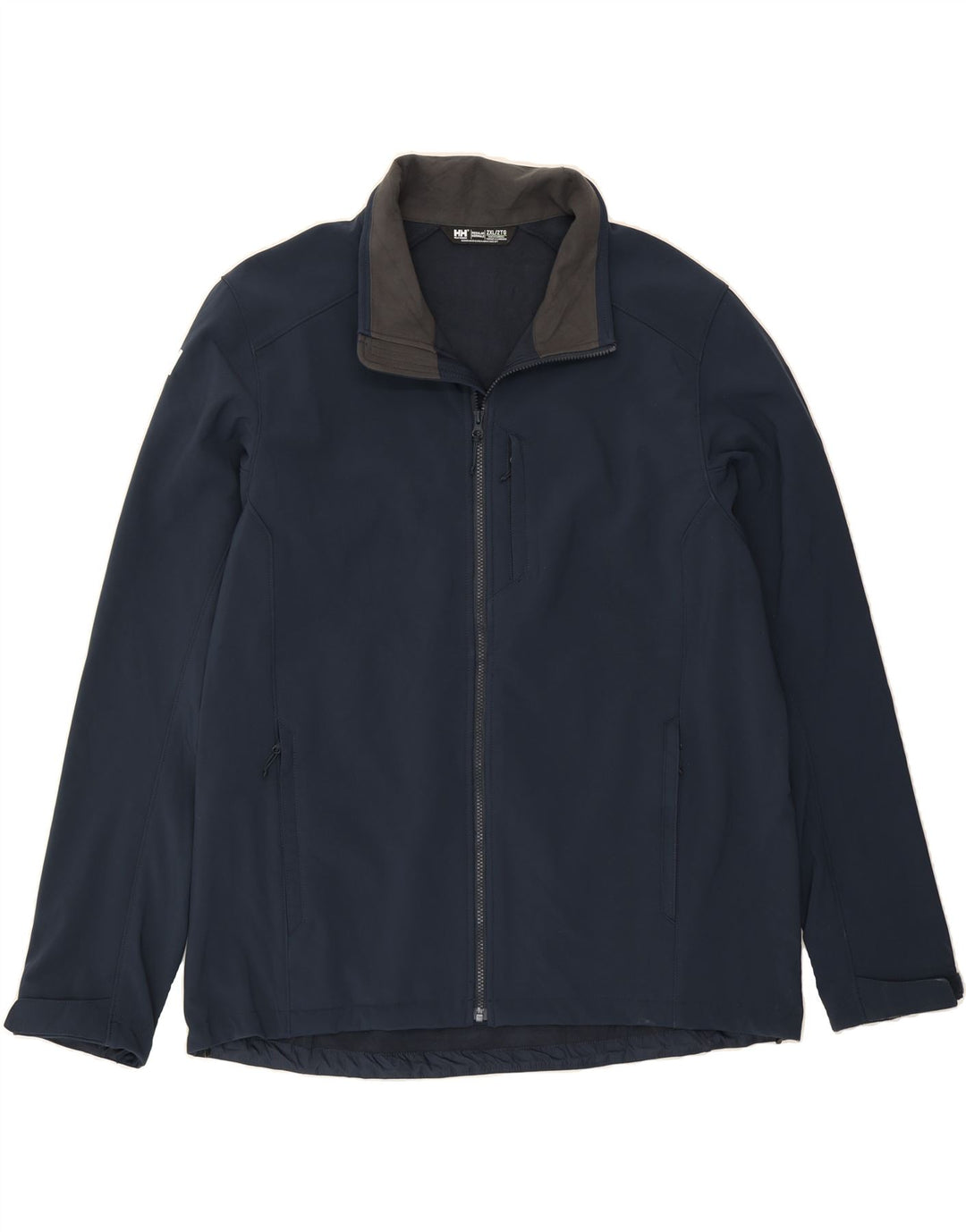 HELLY HANSEN Mens Regular Fit Windbreaker Jacket UK 44 2XL Navy Blue Vintage Helly Hansen and Second-Hand Helly Hansen from Messina Hembry 
