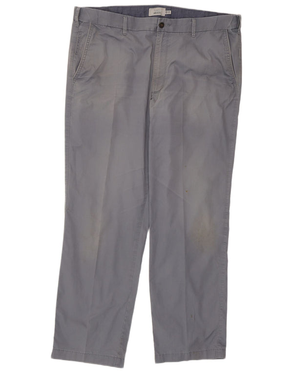 Marks & Spencer Mens Regular Fit Chino Trousers W40 L31 Blue Cotton