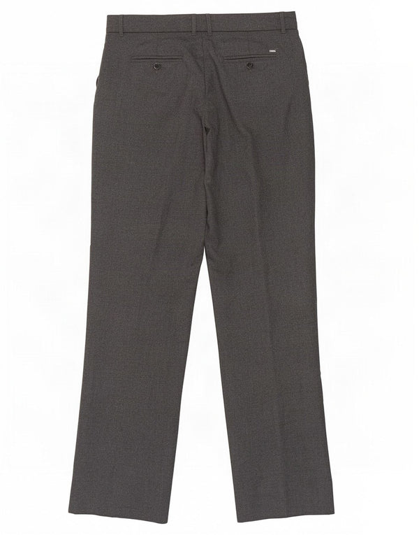 Tommy Hilfiger Womens Straight Chino Trousers US 8 Medium W32 L33 Grey
