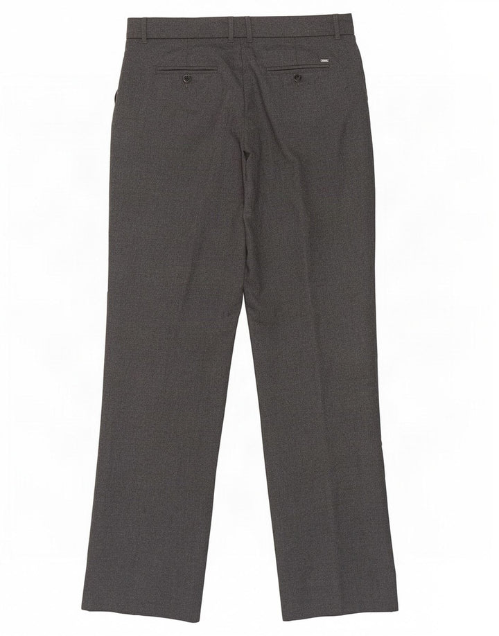 Tommy Hilfiger Womens Straight Chino Trousers US 8 Medium W32 L33 Grey