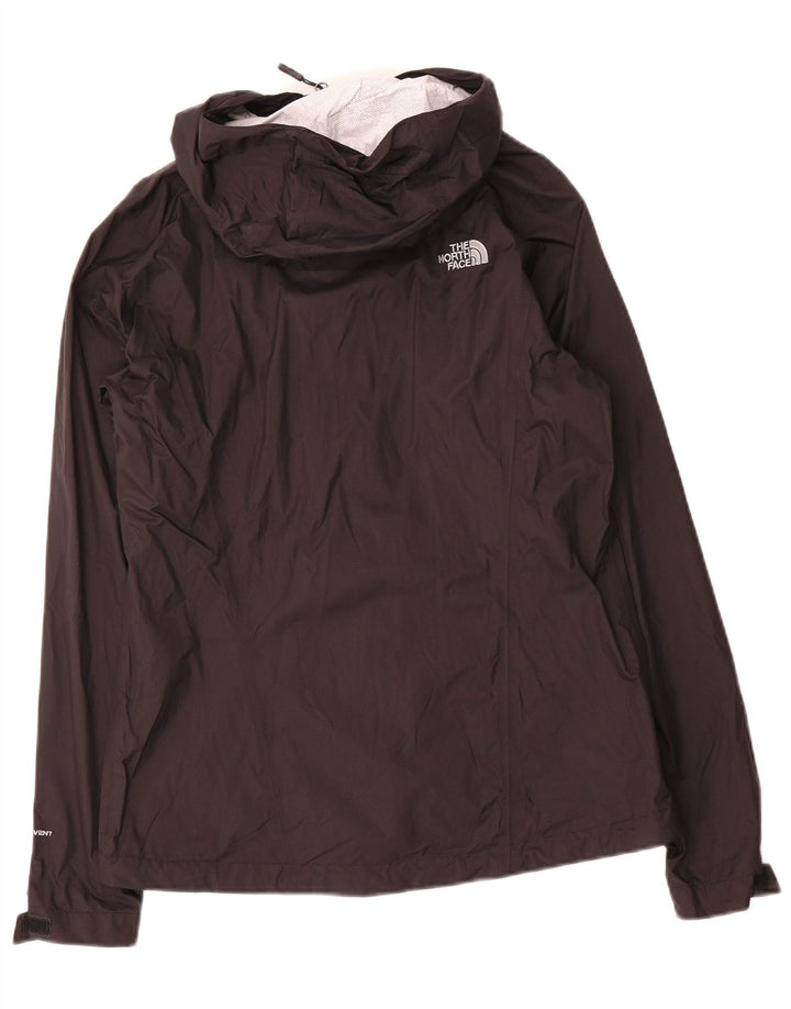 The North Face Womens Hooded Rain Jacket UK 10 Small Black