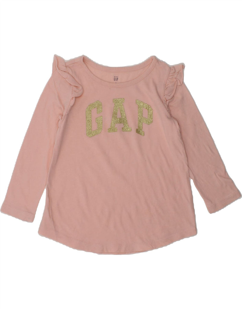 GAP Baby Girls Graphic Top Long Sleeve 18-24 Months Pink | Vintage Gap | Thrift | Second-Hand Gap | Used Clothing | Messina Hembry 