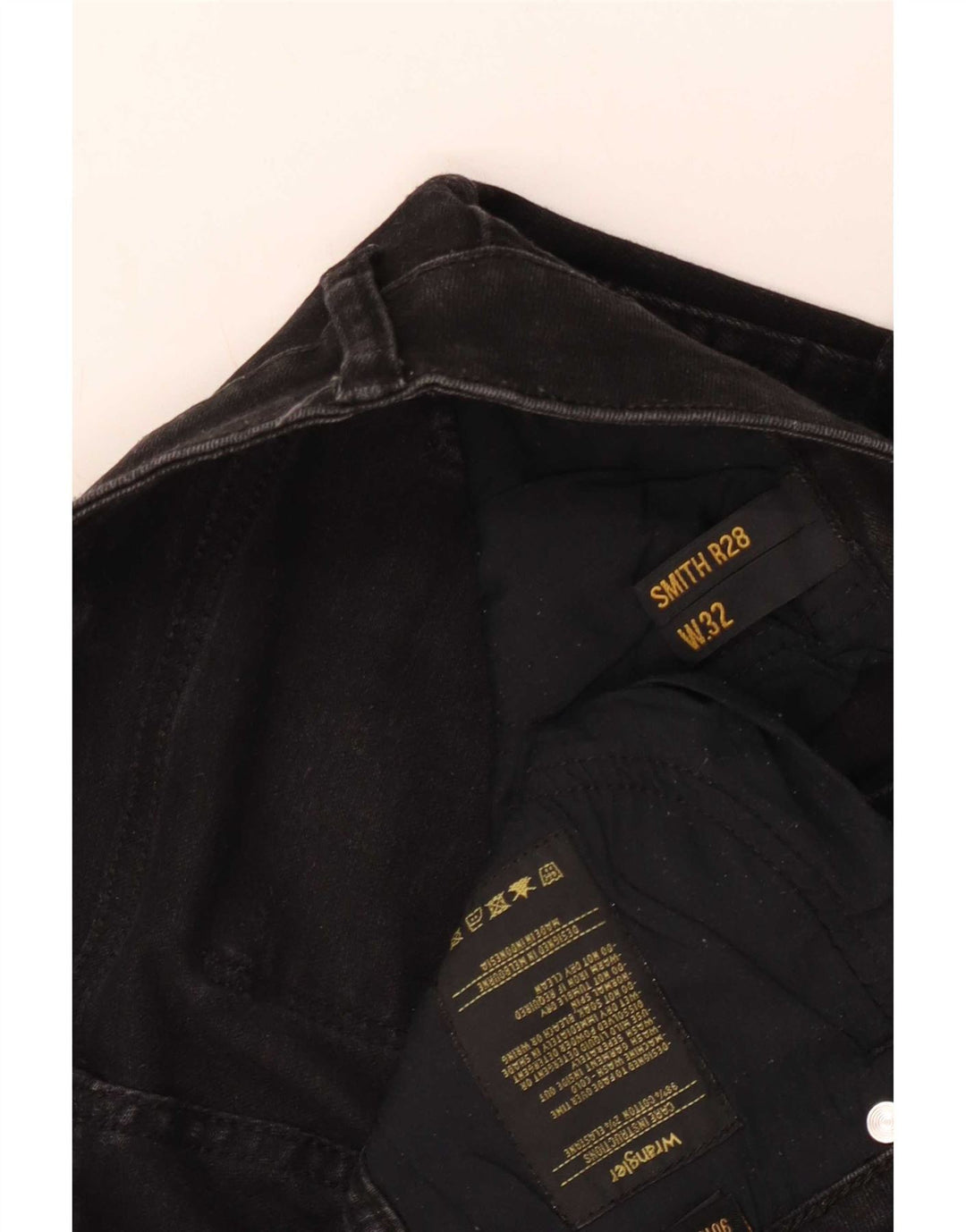 Wrangler Womens Slim Jeans W32 L28 Black Cotton