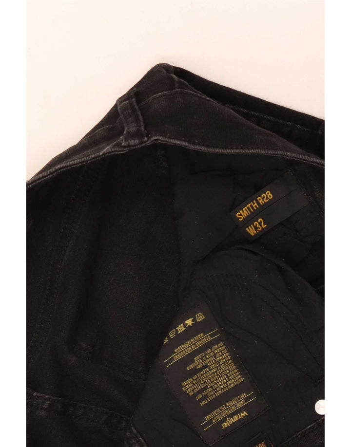 Wrangler Womens Slim Jeans W32 L28 Black Cotton