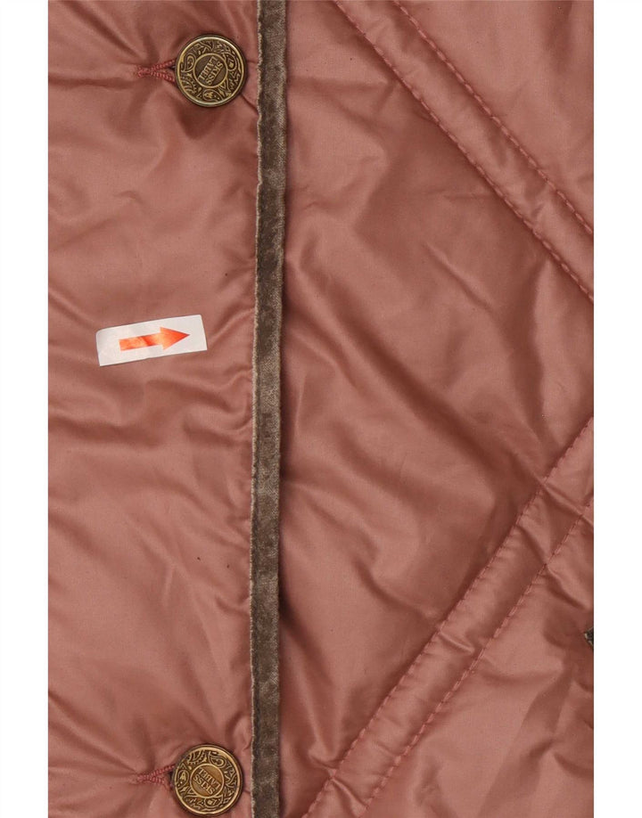Skiss Womens Hooded Oversized Ski Jacket EU 44 XL Pink Polyester