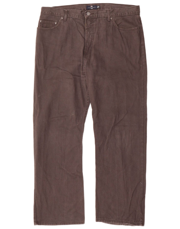Marks & Spencer Mens Blue Harbour Straight Jeans W38 L29 Grey Cotton