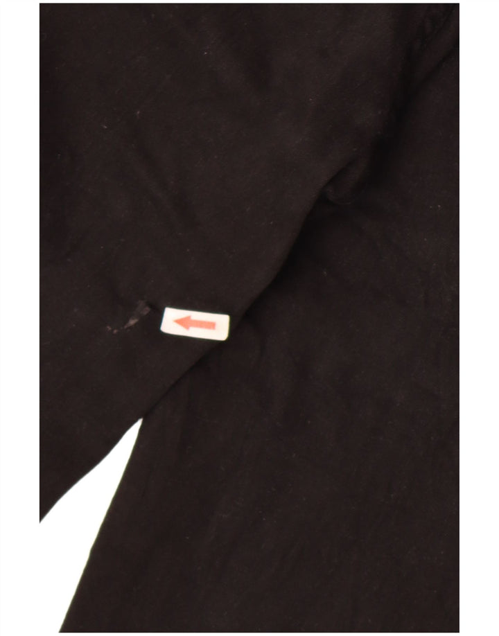 Levi's Womens 725 High Rise Bootcut Jeans W24 L32 Black Cotton