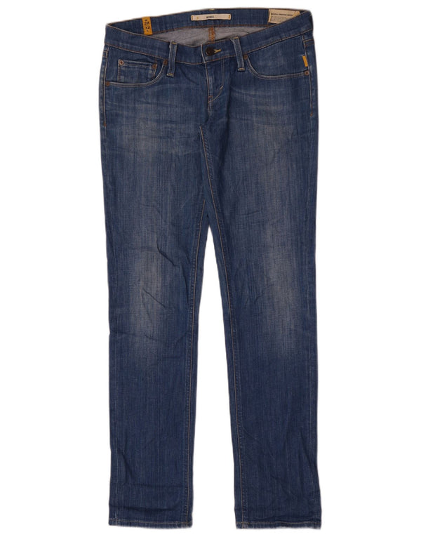 Meltin' Pot Womens Mendel Slim Jeans W28 L32 Blue Cotton