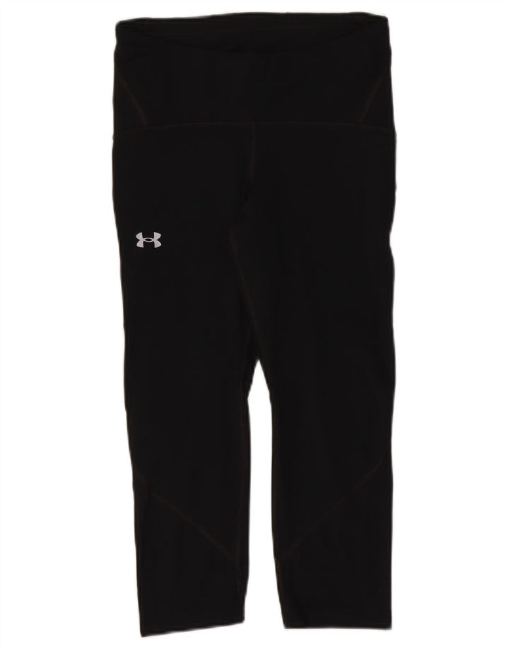 Under Armour Womens Capri Leggings UK 14 Medium  Black