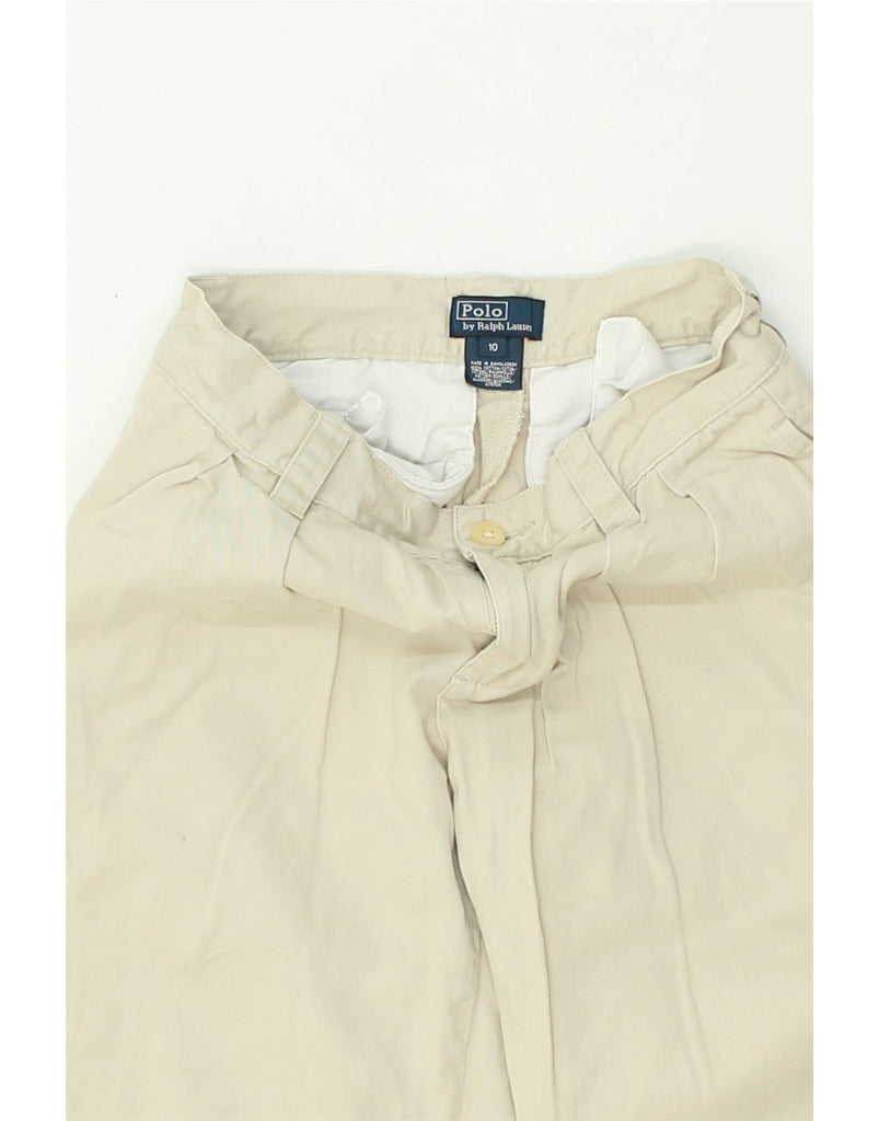 POLO RALPH LAUREN Boys Straight Chino Trousers 9-10 Years W24 L24  Beige | Vintage Polo Ralph Lauren | Thrift | Second-Hand Polo Ralph Lauren | Used Clothing | Messina Hembry 