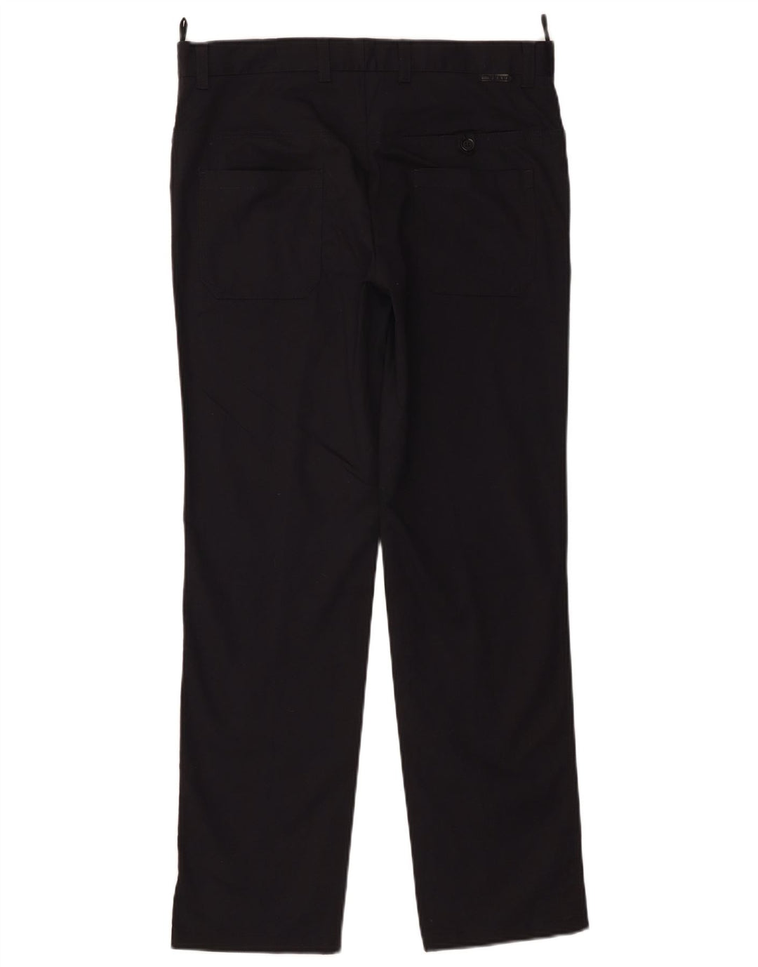 Prada Womens Straight Casual Trousers IT 46 Large W32 L29 Black Cotton