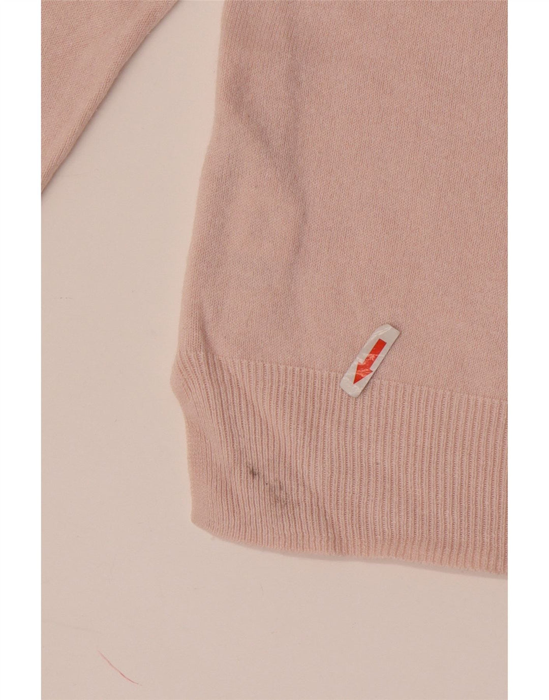 Marks & Spencer Womens Crew Neck Jumper Sweater UK 12 Medium Pink Acrylic