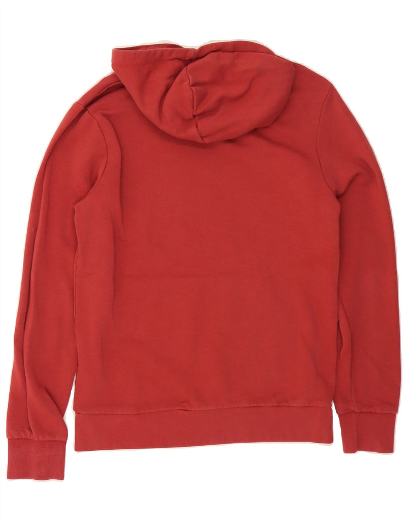 JACK & JONES Mens Hoodie Jumper Medium Red Cotton Vintage Jack & Jones and Second-Hand Jack & Jones from Messina Hembry 