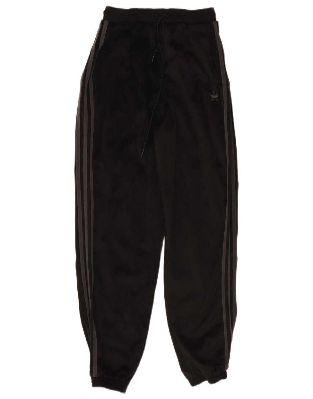 Adidas Womens Tracksuit Trousers Joggers UK 8 Small Black Polyester