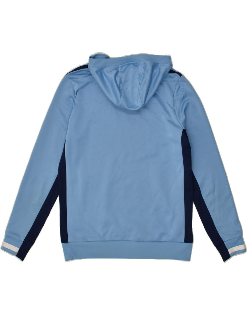 ADIDAS Boys Hoodie Jumper 13-14 Years Blue Polyester | Vintage Adidas | Thrift | Second-Hand Adidas | Used Clothing | Messina Hembry 