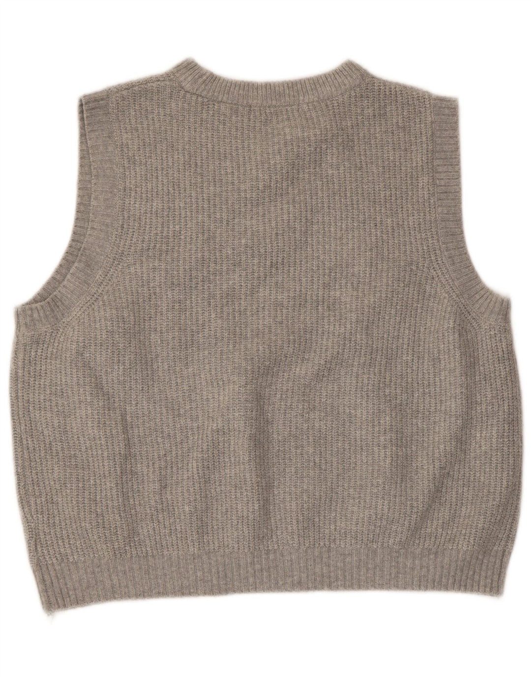Marks & Spencer Womens Oversized Vest Tank Top UK 16 Large Grey Polyester