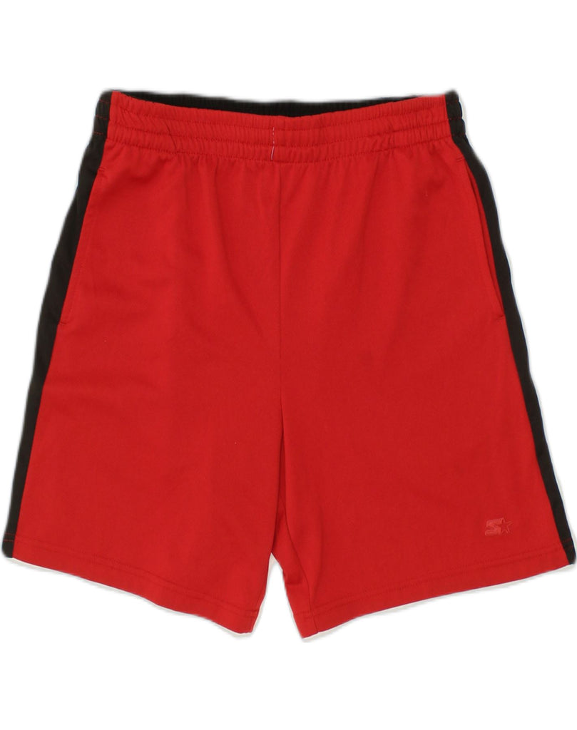 STARTER Mens Sport Shorts Medium Red Polyester | Vintage Starter | Thrift | Second-Hand Starter | Used Clothing | Messina Hembry 