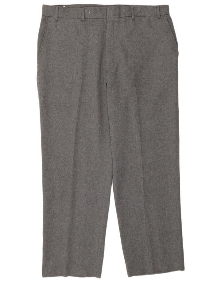 Levi's Mens Straight Chino Trousers W38 L29 Grey Polyester