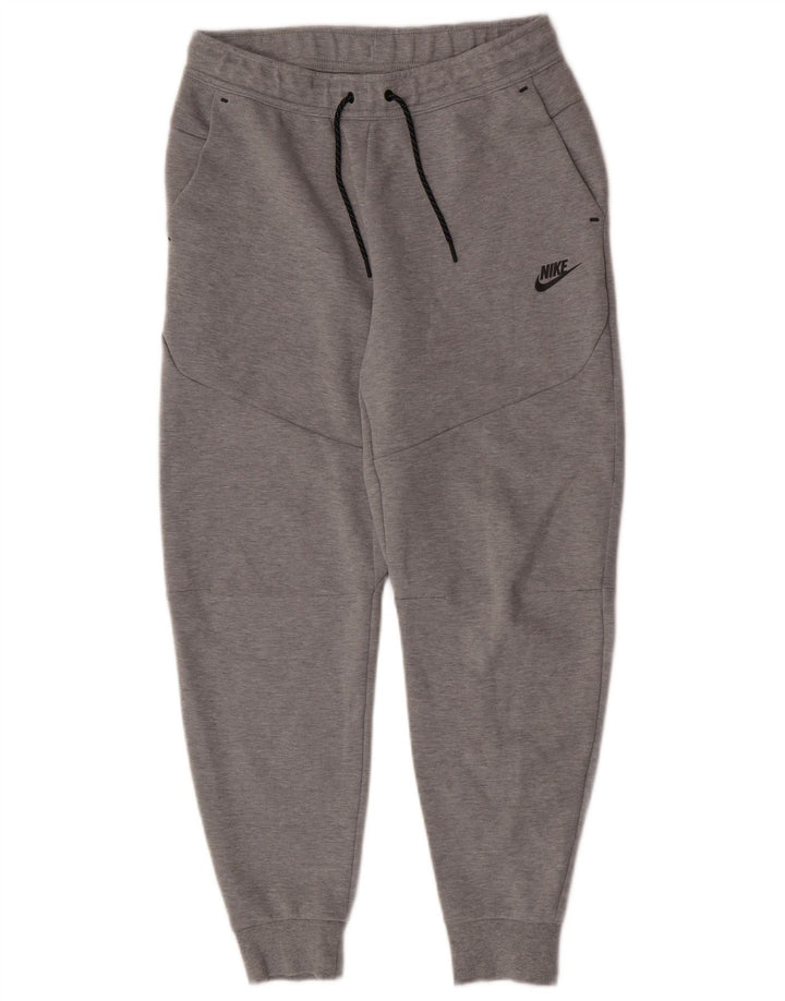 Nike Mens Tracksuit Trousers Joggers Medium  Grey Cotton