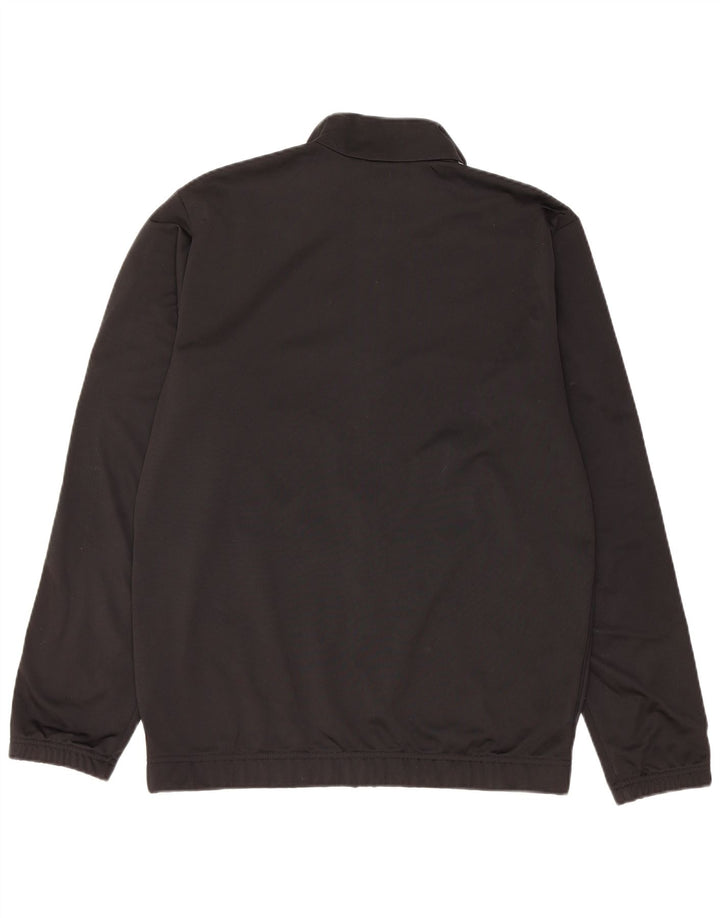 Adidas Mens Tracksuit Top Jacket UK 40/42 Medium Black Colourblock
