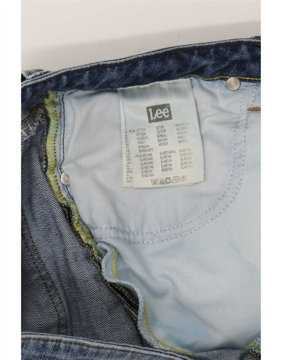 Lee Womens Cameron Bootcut Jeans W31 L31 Blue Cotton
