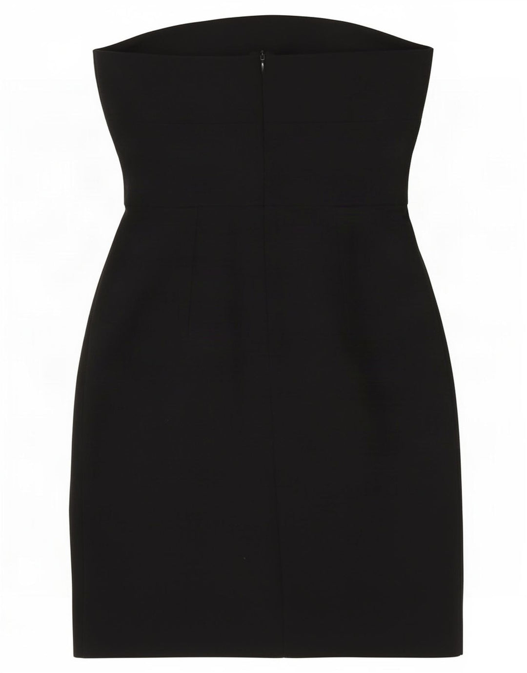 Zara Womens Strapless Dress UK 8 Small Black Polyester