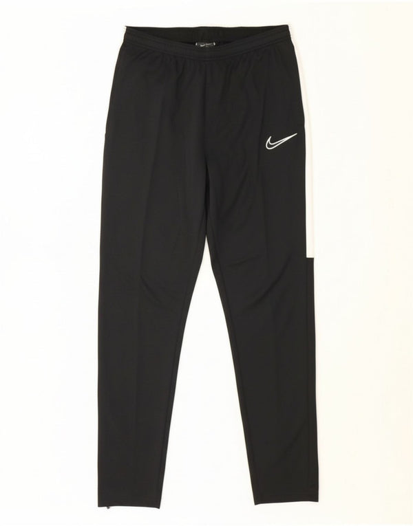 Nike Mens Dri Fit Tracksuit Trousers Medium Black Colourblock