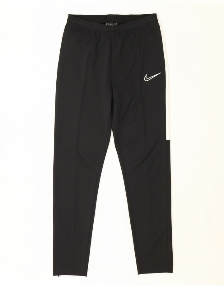 Nike Mens Dri Fit Tracksuit Trousers Medium Black Colourblock