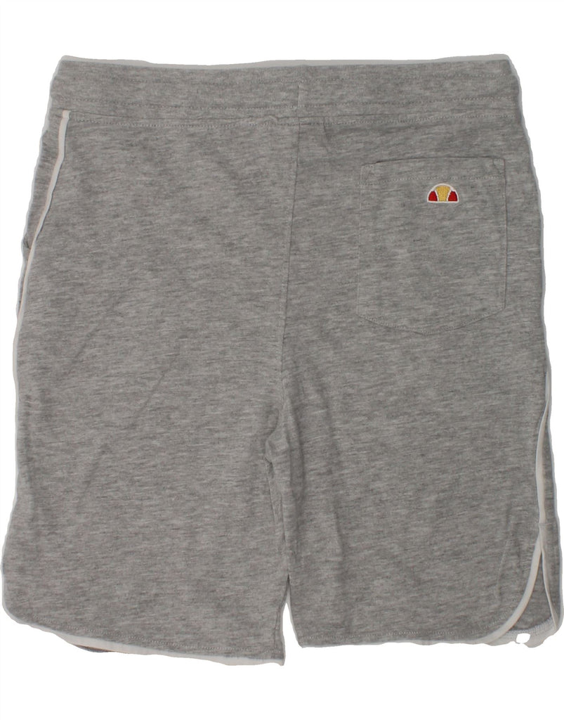 ELLESSE Boys Graphic Sport Shorts 9-10 Years Grey Cotton | Vintage Ellesse | Thrift | Second-Hand Ellesse | Used Clothing | Messina Hembry 