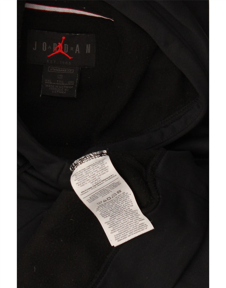 Jordan Mens Graphic Standard Fit Hoodie Jumper 2XL Black Polyester