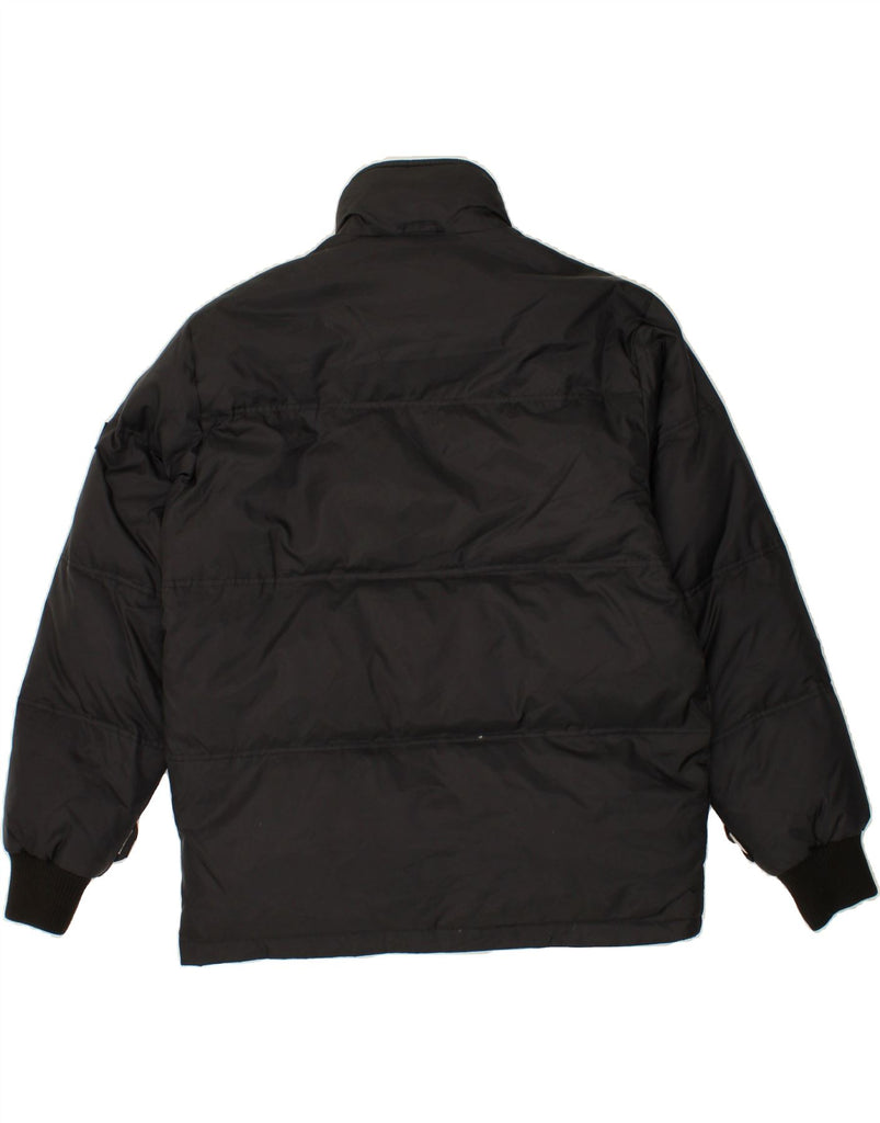 NAVIGARE Mens Padded Jacket UK 40 Large Black Polyester Vintage Navigare and Second-Hand Navigare from Messina Hembry 