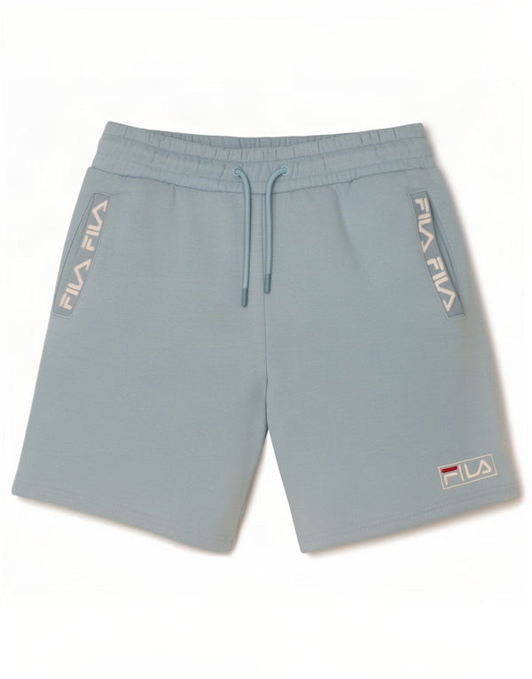 Fila Mens Graphic Sport Shorts Medium Blue Cotton