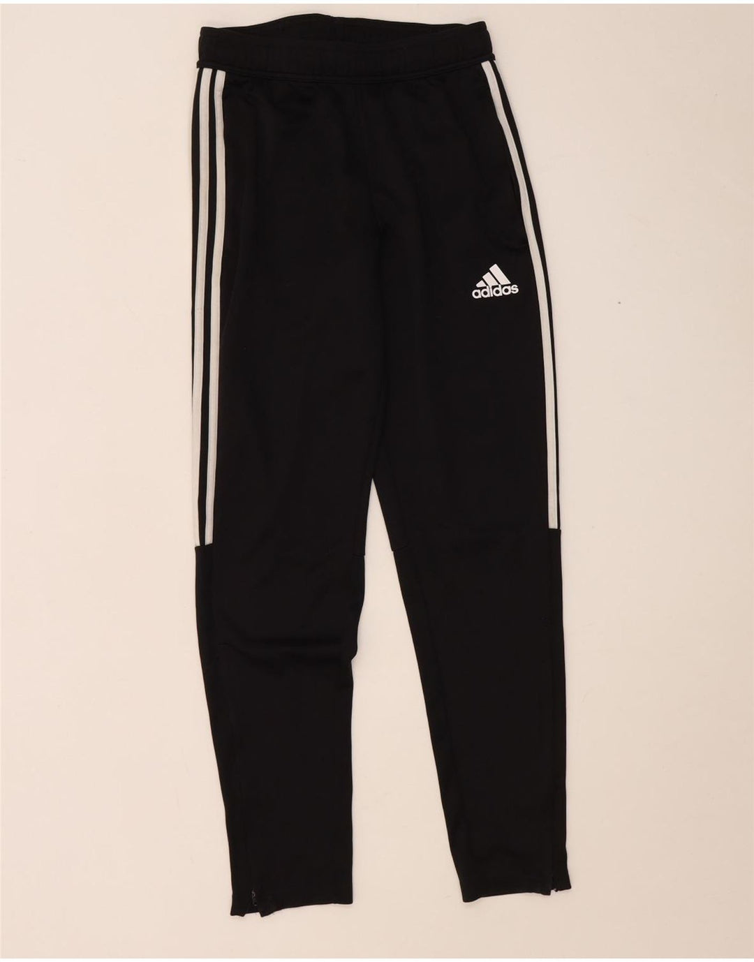 Adidas Mens Tracksuit Trousers Small Black Polyester