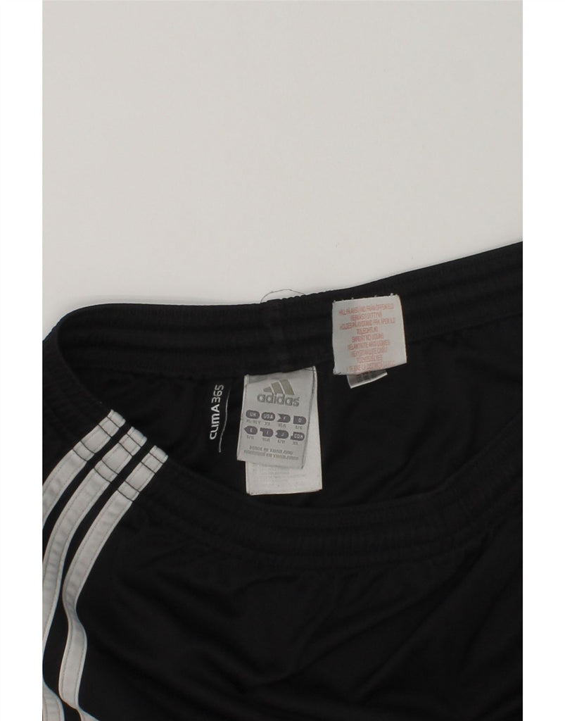 ADIDAS Boys Clima 365 Sport Shorts 15-16 Years Black Polyester | Vintage Adidas | Thrift | Second-Hand Adidas | Used Clothing | Messina Hembry 