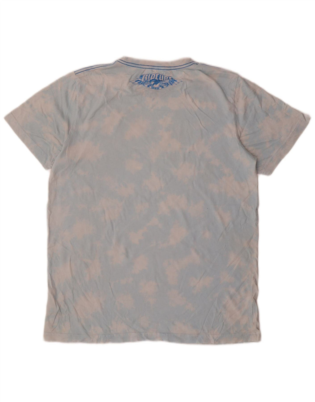 Rip Curl Mens Graphic T-Shirt Top XL Blue Tie Dye Cotton